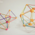 Platonic Solid Toys (Polyhedron Connecter with wooden bars) image