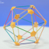 Platonic Solid Toys (Polyhedron Connecter with wooden bars) image