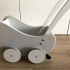Children's wooden cart wheelie bar image