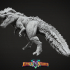 Scourgebourne Tyrannosaurus Keyed Statue - Pre-Supported image
