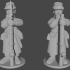 10-15mm American Civil War Infantry in Greatcoats Loading Pose 3 UA-44 image
