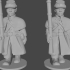 10 & 15mm American Civil War Infantry in Greatcoats, Marching Pose 2 image