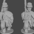 10-15mm American Civil War Infantry in Greatcoats Quick Marching Pose 2 UA-55 image