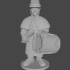 10-15mm American Civil War Drummers in Greatcoats Idle Pose 2 UA-58 image
