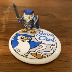 Picture of print of Knight Owl Sword 2