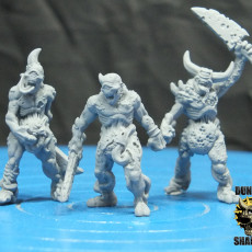 Picture of print of Plague Demons with Swords (pre Supported)
