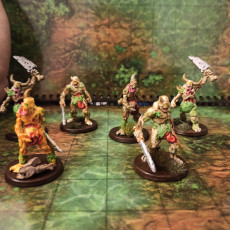 Picture of print of Plague Demons with Swords (pre Supported)