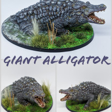 Picture of print of Alligators (Giant/Standard size) (pre-supported)