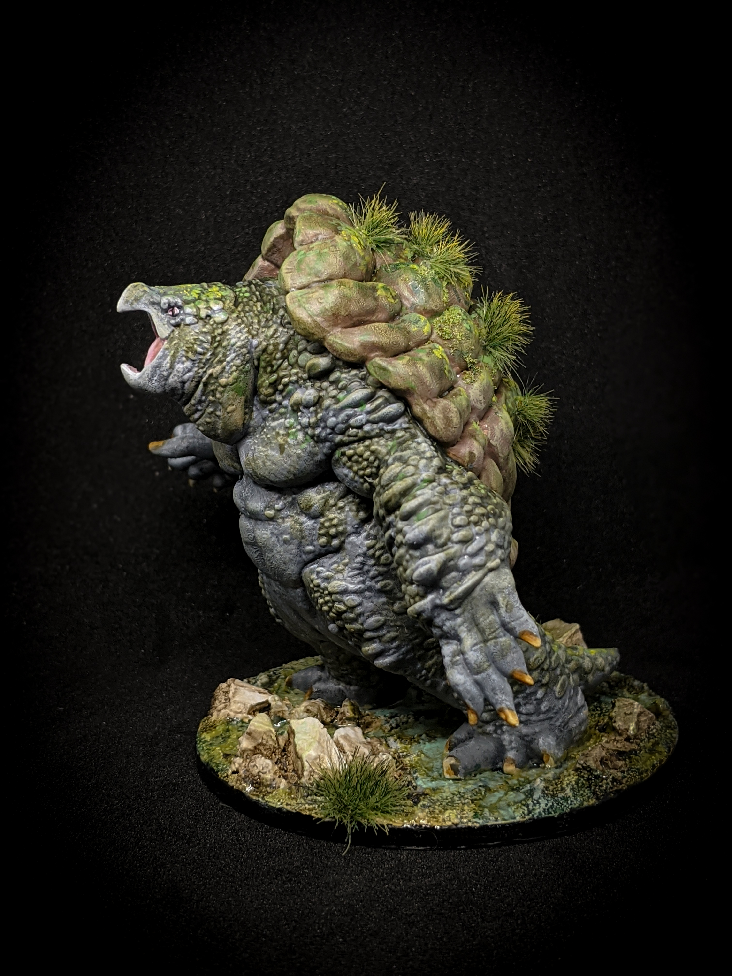Swamp Snapper Turtle Brute 3D printed in Resin 32mm fantasy Print My Minis