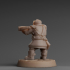 Dwarf with crossbow tabletop miniature image