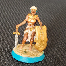 Picture of print of Cleopatra the Paladin