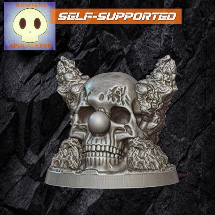 $3.50Clown Skull (Ha-Ha! Base 40mm)