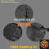 ROUND BASES - SET N3 - FREE SAMPLE image