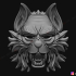 Wolf Mask - Japanese Samurai Mask - Oni Tiger Mask - Halloween image