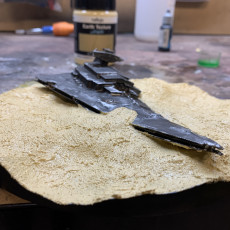 Picture of print of Crashed Imperial Star Destroyer Diorama