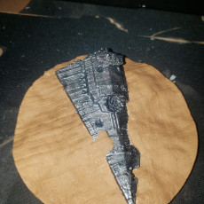 Picture of print of Crashed Imperial Star Destroyer Diorama