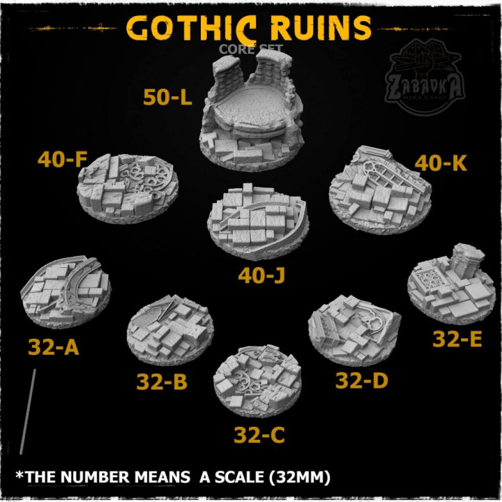 Gothic Ruins - Core set's Cover