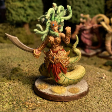 Picture of print of Medusa - Female serpent- 32mm - DnD