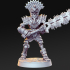 Mummy with two-handed weapon - Egyptian god - 32mm - DnD image