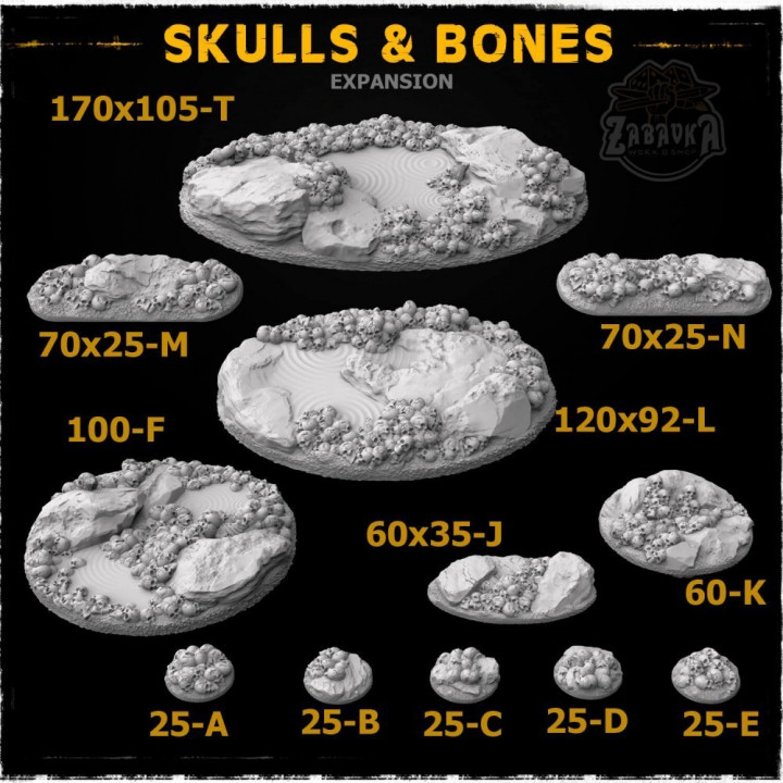 Skulls & Bones - Extra sizes set's Cover