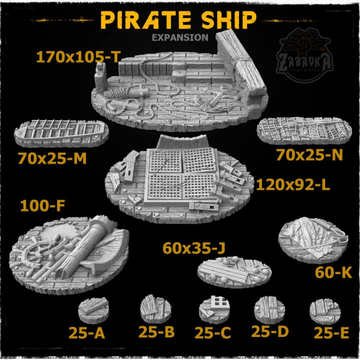 Pirate Ship - Extra sizes set's Cover