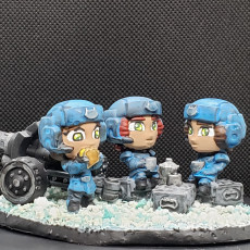 Picture of print of Guardsgirl Reinforcements