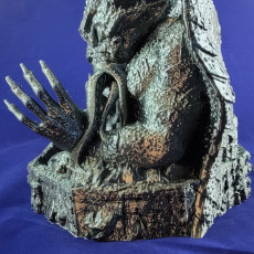 Picture of print of Cthulhu Dice Tower - SUPPORT FREE!