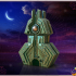 Alien Obelisk Dice Tower - SUPPORT FREE! image