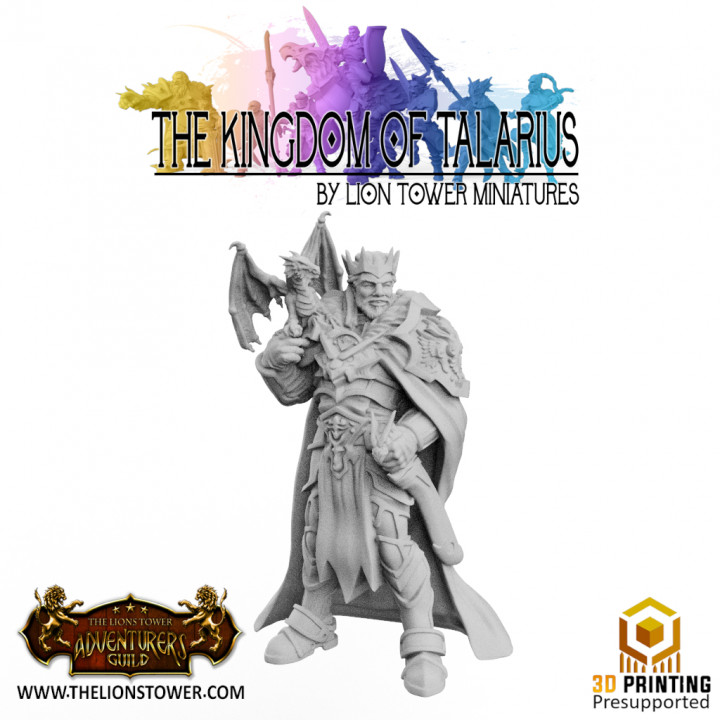 Kingdom of Talarius - King Garmond - 32mm Presupported's Cover