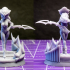 Drow Reaper Pose 1 - Includes 2 Variations + Pinup image