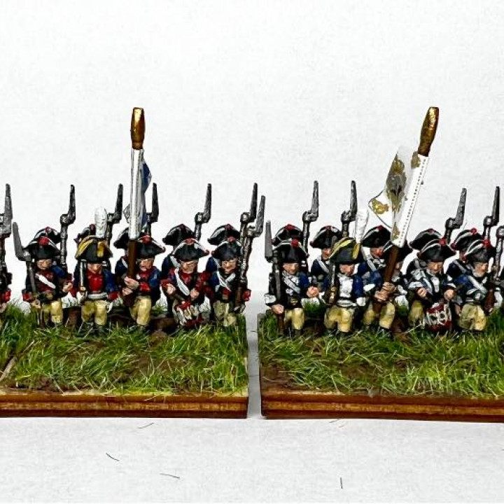 3D Printable 6-15mm Prussian Musketeer Battalion (1801-08) NAP-PR-1 by ...