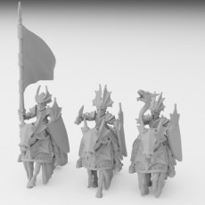 Picture of print of Elven Dragon Cavalry Miniatures (modular)