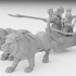 Elven Lion Chariot Miniature (modular) image