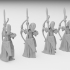 Elven Queen and her Bodyguard miniatures (modular) image