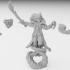 Elven Mage mid casting miniature (modular) image