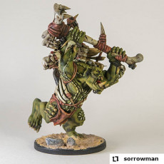 Picture of print of Savage Orc Warlord