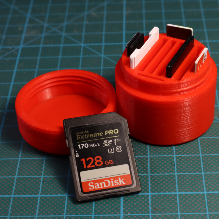 3D Printable SD Card by Tom