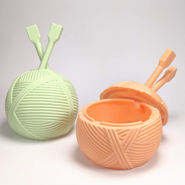 3D Printable Knit Bowl! (now with crochet hook version!) by Clockspring