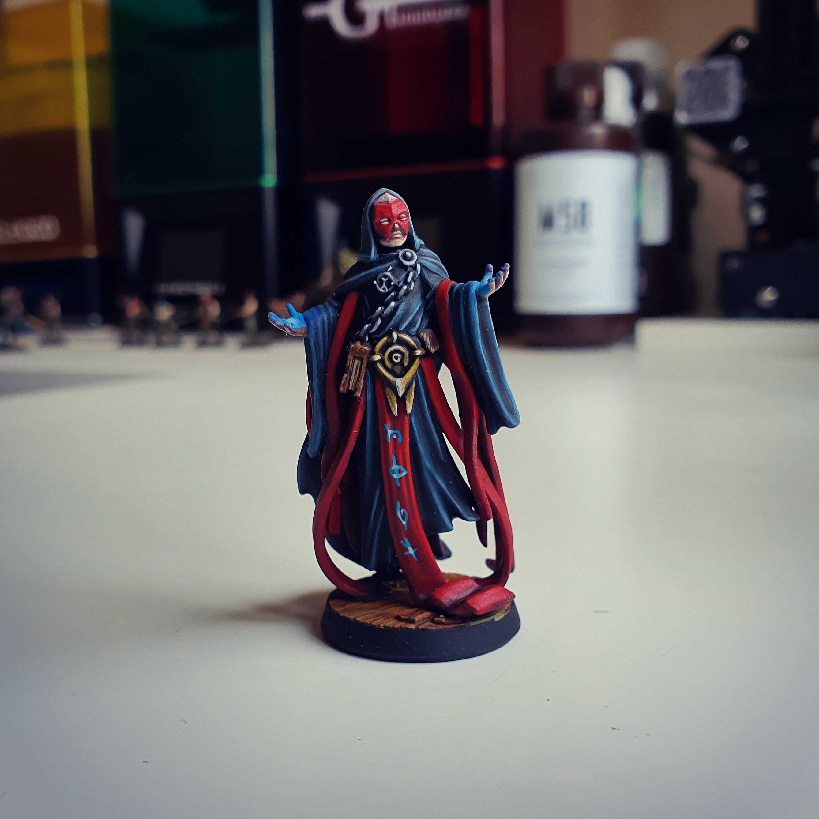 3d Printed Miniature for Table Top Roleplaying Games Galaad Miniatures Necromancer
