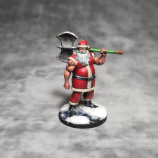 Picture of print of Barbarian Santa Claus