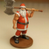 Barbarian Santa Claus print image