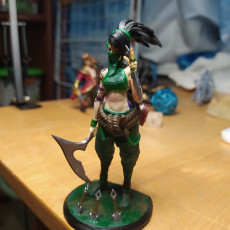 Picture of print of league of legends - Akali figuer
