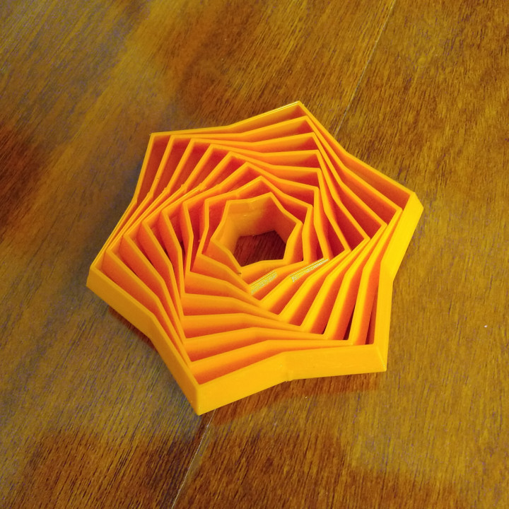 3D Printable Fidget star by Justin Lin