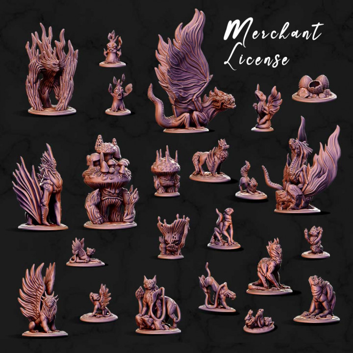 Monster families - Merchant license's Cover