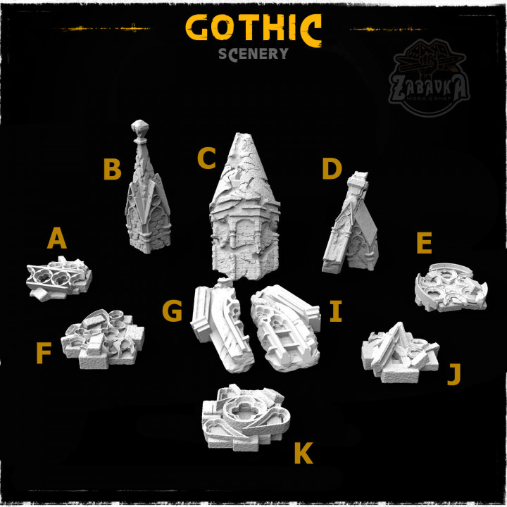 Gothic - Scenery elements (Post Campaign STLs)'s Cover