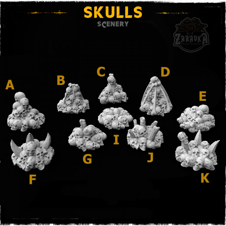 Skulls - Scenery elements (Post Campaign STLs)'s Cover