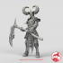 Barbarian Death Knight 1 inch base, 32 mm height Medium miniature image