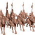 Cosaques ! 10 Cavaleriers en casquettes - 28mm image