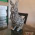 Wireframe Bunny Statue image