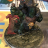 Tortle Deathknight Miniature - Pre-Supported print image